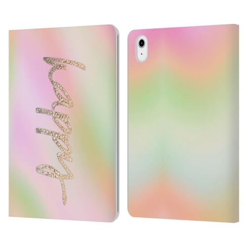 Carcasa de cuero tipo libro para Apple iPad Air 2020 2022 Monika Strigel Feliz Dreamland Gold