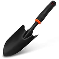 BRADAS® Blumenkelle DE LUXE Arbeitsbreite 8 cm | Handliche Schaufel Pflanzkelle Für Kleinere Pflanzarbeiten | Rutschfester & Ergonomischer Griff Gartenschaufel Aus Qualitätsstahl Gartenwerkzeuge