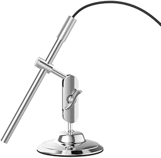 USB Digital Microscope, 10X to 200X Magnification Camera with Stand, Portable Handheld Electronic Coin Magnifier, Soldering Camera Ear Otoscope
