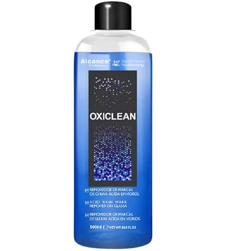 Alcance Profissional Oxiclean, Removedor de Manchas de Chuva Ácida para Vidros, Líquido, 500ml, Fórmula Nanotecnológica