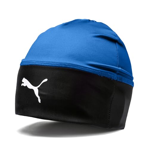 Puma Gorro Unisex Liga Beanie, Electric Blue Lemonade Puma Black - Linterna, Talla única