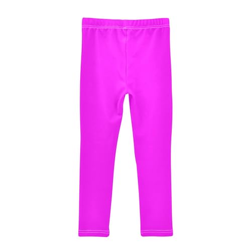 Magenta Girls' Leggings,Kids Workout Pants Baby Girls Toddler Yoga Pants Dance Active Tights,4T2