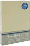 Global Art Flexi-Sketch 9-Inch by 6-Inch Blank Sketchbook, Sand