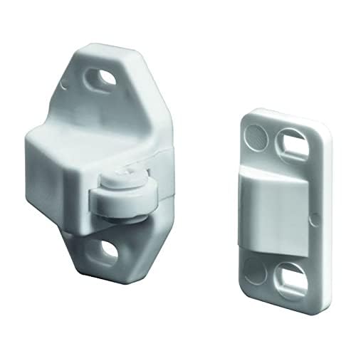 Hettich Rollschnäpper 19 mm x 35 mm x 27 mm Weiß Art.Nr. 3789039 2 Stück Hettich Rollschnäpper 19 mm x 35 mm x 27 mm Weiß Art.Nr. 3789039 2 Stück