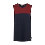 Ridgeline Mens Back Slider Singlet Top Navy Multi XX-Large