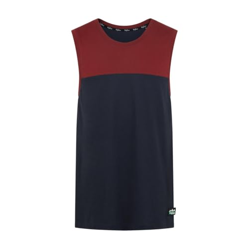 Ridgeline Mens Back Slider Singlet Top Navy Multi XX-Large