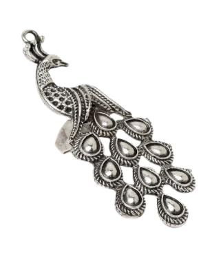 Shivarth Oxidised Peacock Rings 1pcs Designer Free Size Ring For Women & Girls Finger Jewellery Rings Ethnic & Traditonal Peacock Ring (B0CBPPHGXD) Amazon Price History, Amazon Price Tracker