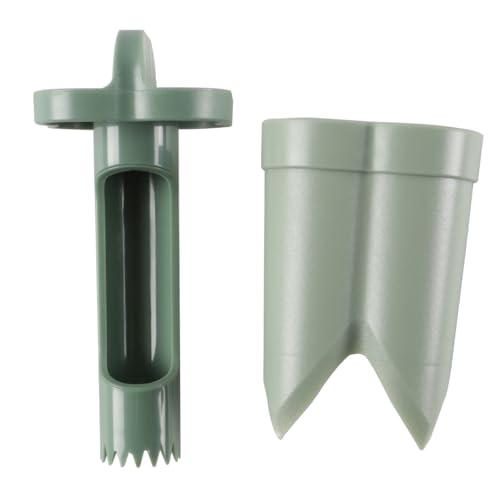 Orivin Pfefferkernentferner, 2-in-1-Obstentkerner, Entkernwerkzeug, Einfach Zu Verwenden, Schnelles Schneiden Und Entkernen Des Kerns