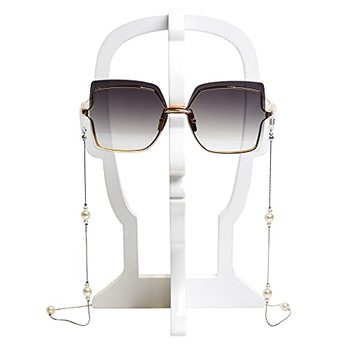 Image of Unisex Specs Holder Hook & Loop Anit Slip Eyewear Lanyard Metal Strap Chain