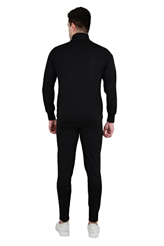 Image of Men's Winter Zipper Sports Four Way Nylon Lycra Track Suit Set, Men's Volleyball Track Suit, Men's Team Handball Tracksuit, Men Tennis Track Suit
