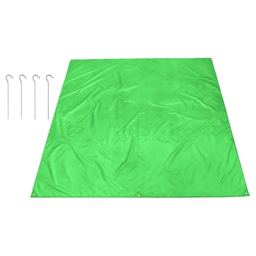 屋外ポータブルビーチキャンプタープセット多機能フットプリント日よけビーチアクティビティポータブル防水ピクニックマット