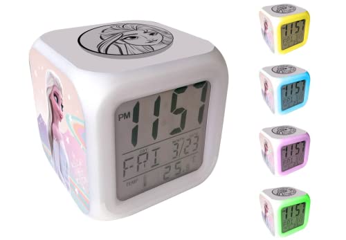 Desconocido Kids Ke07 Frozen 2 Projector Alarm Clock, Colour (WD22140)