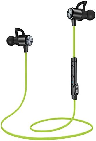 Bluetooth Headphones, Wireless Headphones, ATGOIN Sweatproof High Fidelity Stereo Bluetooth Earbuds Lightweight and Noise Canceling Wireless Earbuds Fit for Workout with Built-in Magnet