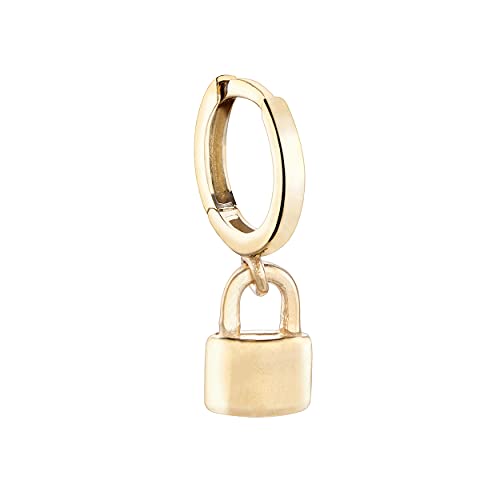 Pendiente único Durán Exquse de la colección Only One, realizado en plata 925 bañado en oro...