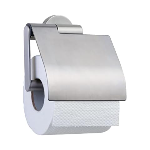 Tiger Boston Toilettenpapierhalter, Edelstahl gebürstet Cover