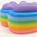 Handmade Giant Rainbow Cat Paw Squishy Toy - Tabas Silicone Ultra-Soft Sticky Stress Relief Fidget Sensory Toy, Fun and Cute Plaything Perfect Squeeze Toy for Birthday Gift (Medium)
