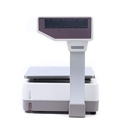 Báscula digital comercial con impresora y app, 66 lbs miniatura 7