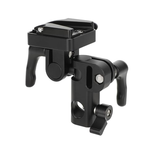 Image of Quick Release V Mount for C Clamp Adapter High Strength for Photography and Video Equipment
