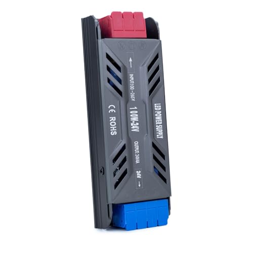 SPAHER スイッチング電源 AC100V-265V→DC24V 小型 超薄 安定化電源 コンバーター 直流電源変換器 電源トランス 静音 過負荷電圧遮断 安全保護回路 日本語説明書付 LEDランプ用 100W