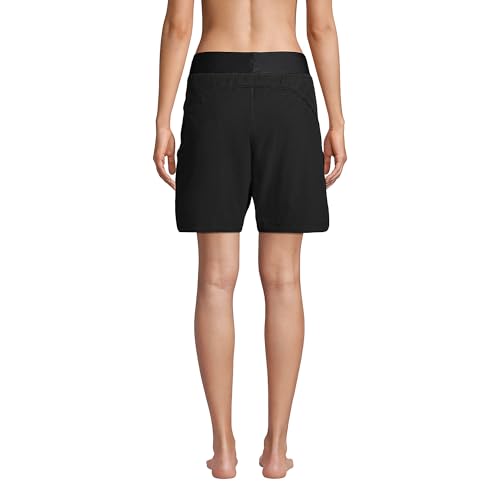 Lands' End Women's 9" Quick Dry Elastic Waist Modest Board Shorts Swim Cover-up Shorts with Panty2