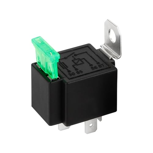 Relé de coche 24V 4 pines con fusible 30A para instalación de luces led