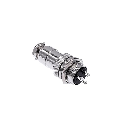 Connecteur GX20 3 pin mâle femelle circulaire en métal pour signal stable