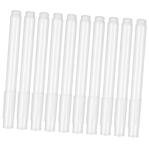 UTHCLO 10個 白色液体チョークマーカー 板用耐久ペン 消えやすいインク採用 書きやすく滑らか ガラス窓対応 学校 オフィス向け