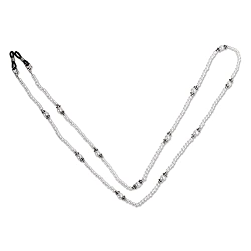 Image of Unisex Specs Holder Hook & Loop Anit Slip Eyewear Lanyard Beads Strap Chain