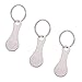 Jeton de Chariot,3 Pièces Jeton pour Caddie en Acier Inoxydable pour Le Casier de Supermarché de Boucle de Porte Clés de Caddie