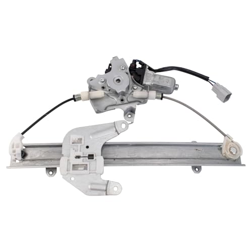 Image of TRQ Rear Left Power Window Regulator & Motor Assembly Drivers Side Compatible with 2008-2013 Nissan Rogue 2014-2015 Rogue Select