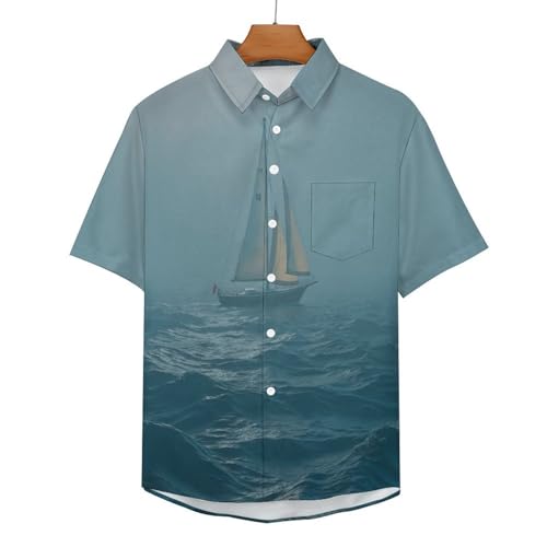 Camisas manga corta funky para lucir en tus vacaciones de playa y tardes de terraza en verano 4