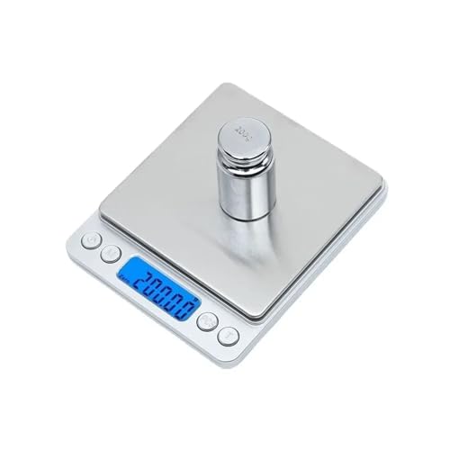 電子スケールキッチン ミニポケット電子ジュエリースケール、キッチンスケール、0.1g、キッチンスケール、計量、医薬品、コーヒー、成分、ティー、小麦粉 測定ツール(2KG-MAX)