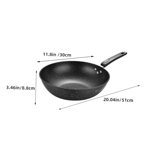 Wok pequeño antiadherente de piedra Maifan miniatura 2
