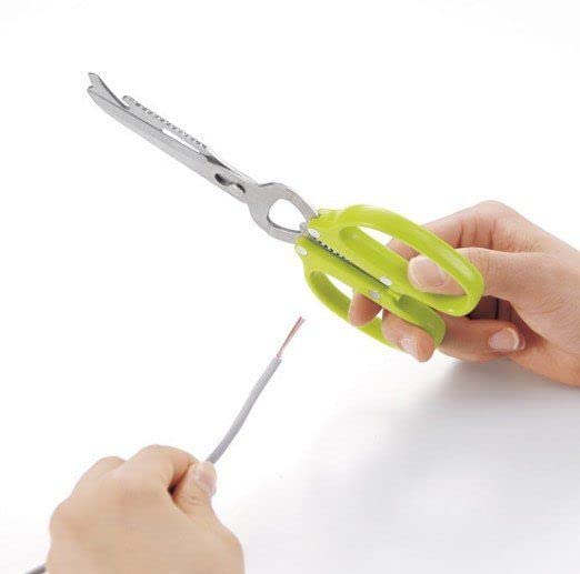 Tusig Multifunctional kitchen scissors | Bottle opener | Multi-Purpose Kitchen Scissor | Meat Cutting Shears | Kitchen Scissors for Meats, Herbs Vegetables & Pastries 1