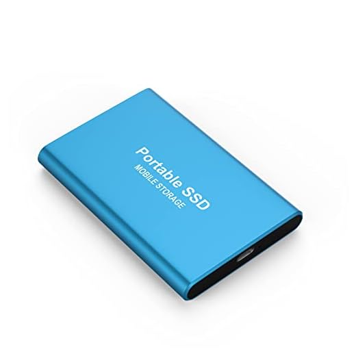 External Hard Drive 2TB Portable SSD Hard Drive High Speed USB 3.1 Type C External HDD for Mac, PC, Laptop Date Storage and Transfer