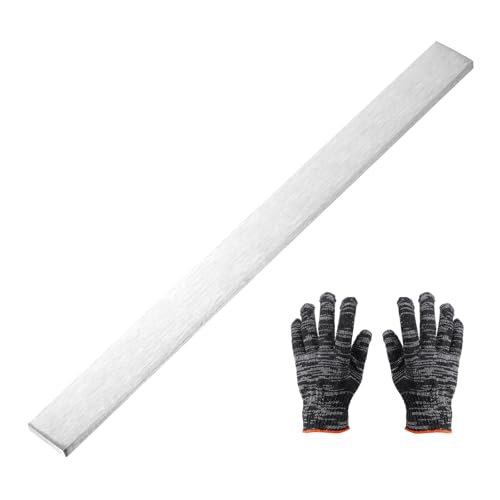 Acier inoxydable 316 barre plate MECCANIXITY 300mm finition brossée premium