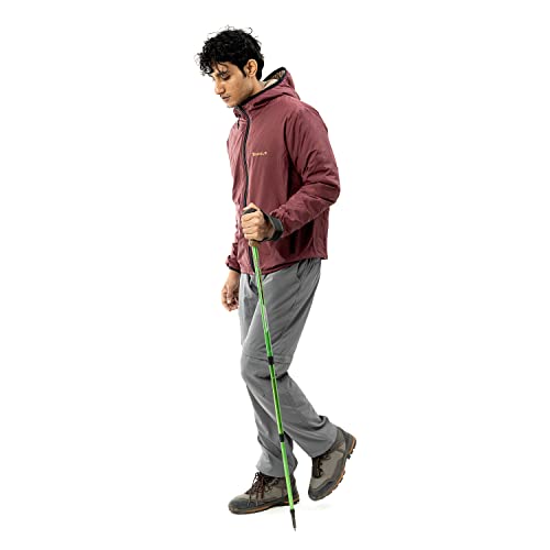 Image of TriPole Men's Winter Jacket 5C Comfort - Trekking and Daily Use (Wine, XL)