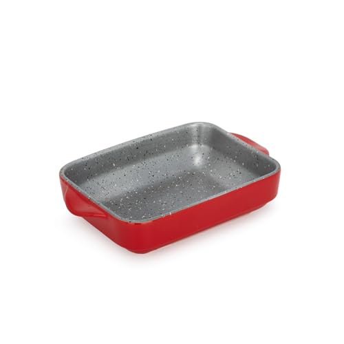 Mini pirofila ceramica 22x14,5x5 cm rossa