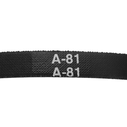 Image of uxcell 3pcs A81 or 4L830 Classic Wrapped Rubber V-Belt, 81 inch(2060mm) Inside Circumference, A Profile V Belt