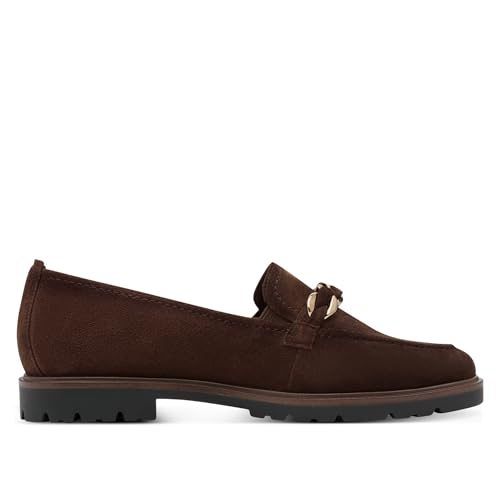 Womens Classic Slip on Suede Leather Loafers Shoes