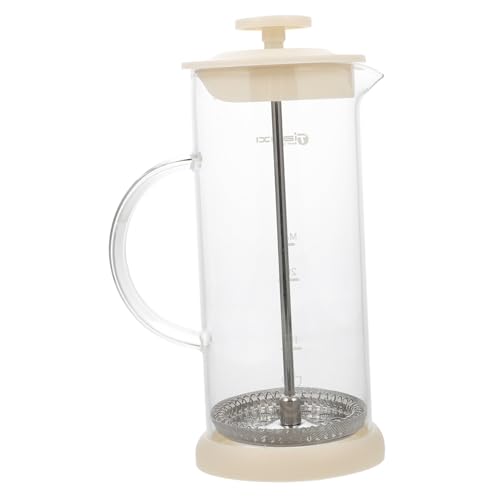 Beaupretty 手動ミルクフォーマー 容量 カプチーノ用 泡立て器 家 カフェ向け マニュアル操作で簡単フォーム作成