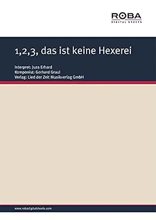 1,2,3, das ist keine Hexerei: as performed by Juza Erhard, Single Songbook-Wow! eBook
