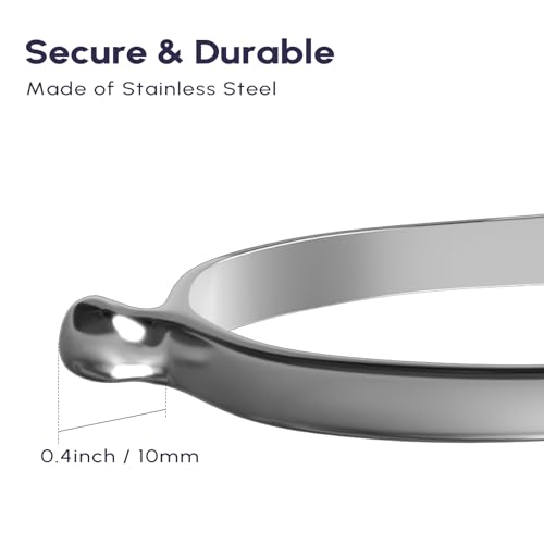 EQUSPUR English Spurs 1 Pair, Stainless Steel Horse Boot Knob Spurs with 0.4 inch Shank, for Adult Horse Riding Training Equestrian by EQUSPUR - Image 3