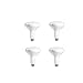 Philips 459826 65W Equivalent BR40 Dimmable Daylight LED Reflector Light Bulb (4-Pack)