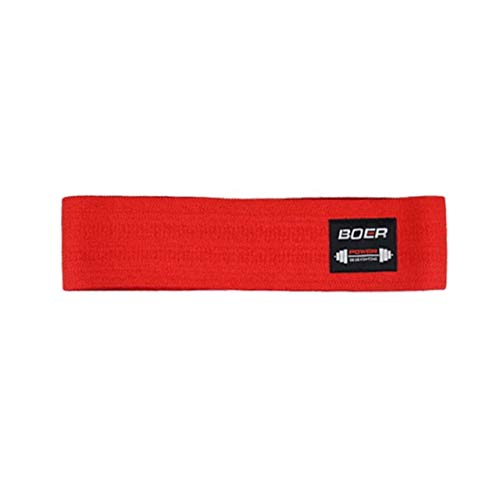 1PC Unisex Booty Band   Widerstandsband Workout-Übung für Beine Oberschenkel Glute Butt Squat Bands Rutschfestes Design Kreis XL rot