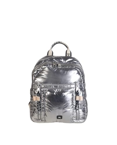Kbas - Mochila nylon metalizado con cremallera...