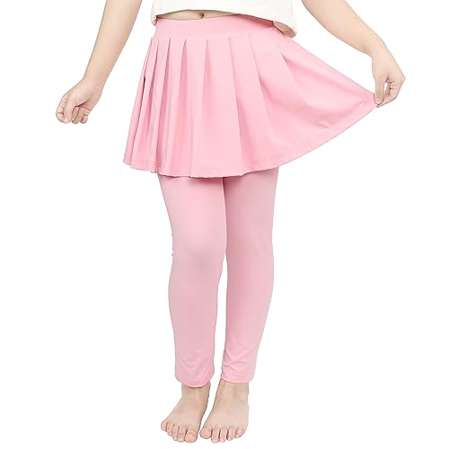 JESKIDS Girls Leggings with Tutu Skirts Footless Pants 4~13 Years2