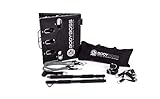 BodyBoss Home Gym 2.0 - Full Portable Gym Home Workout Package + 1 Set of Resistance Bands - Collapsible Resistance Bar, Handles - Full Body Workouts for Home, Travel or Outside - Gray
