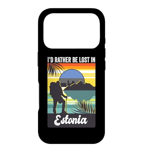 I'd Rather Be Lost In Estonia Trip ���y�Y �o�P�[�V�����c�A�[ �X�}�z�P�[�X iPhone 17 Pro �p
