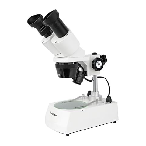 Bresser Erudit ICD Stereo Microscope with Smartphone Holder Cover